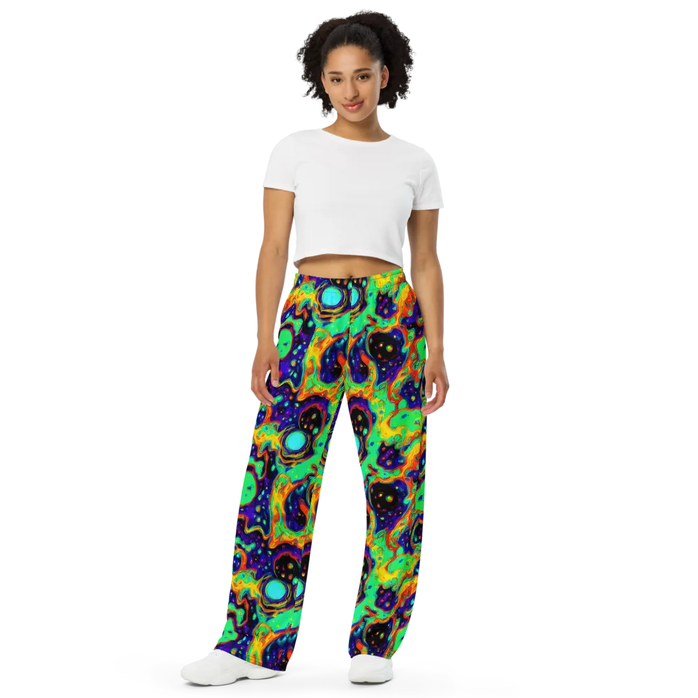 Deep Space Melt on Wide-Leg Pants — Front