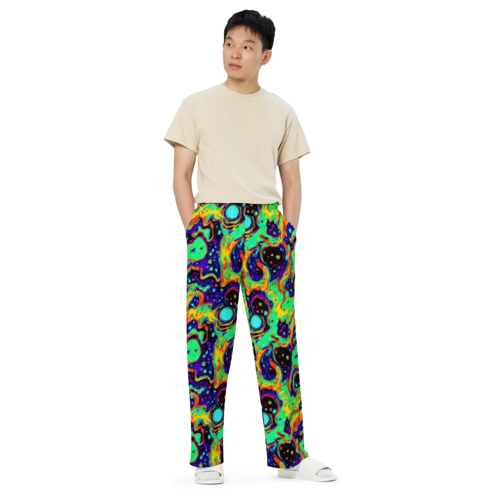 Deep Space Melt on Wide-Leg Pants — Front