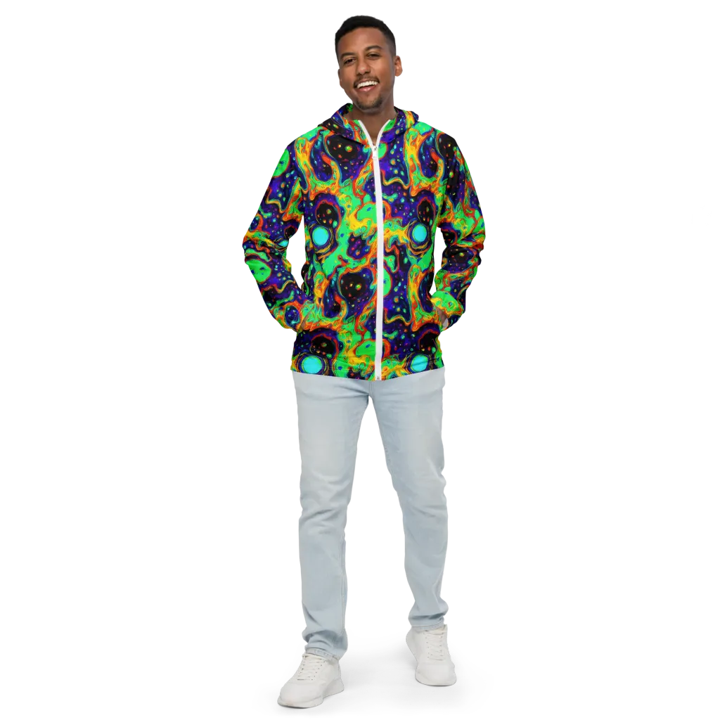 Deep Space Melt on Men's Windbreaker — Front