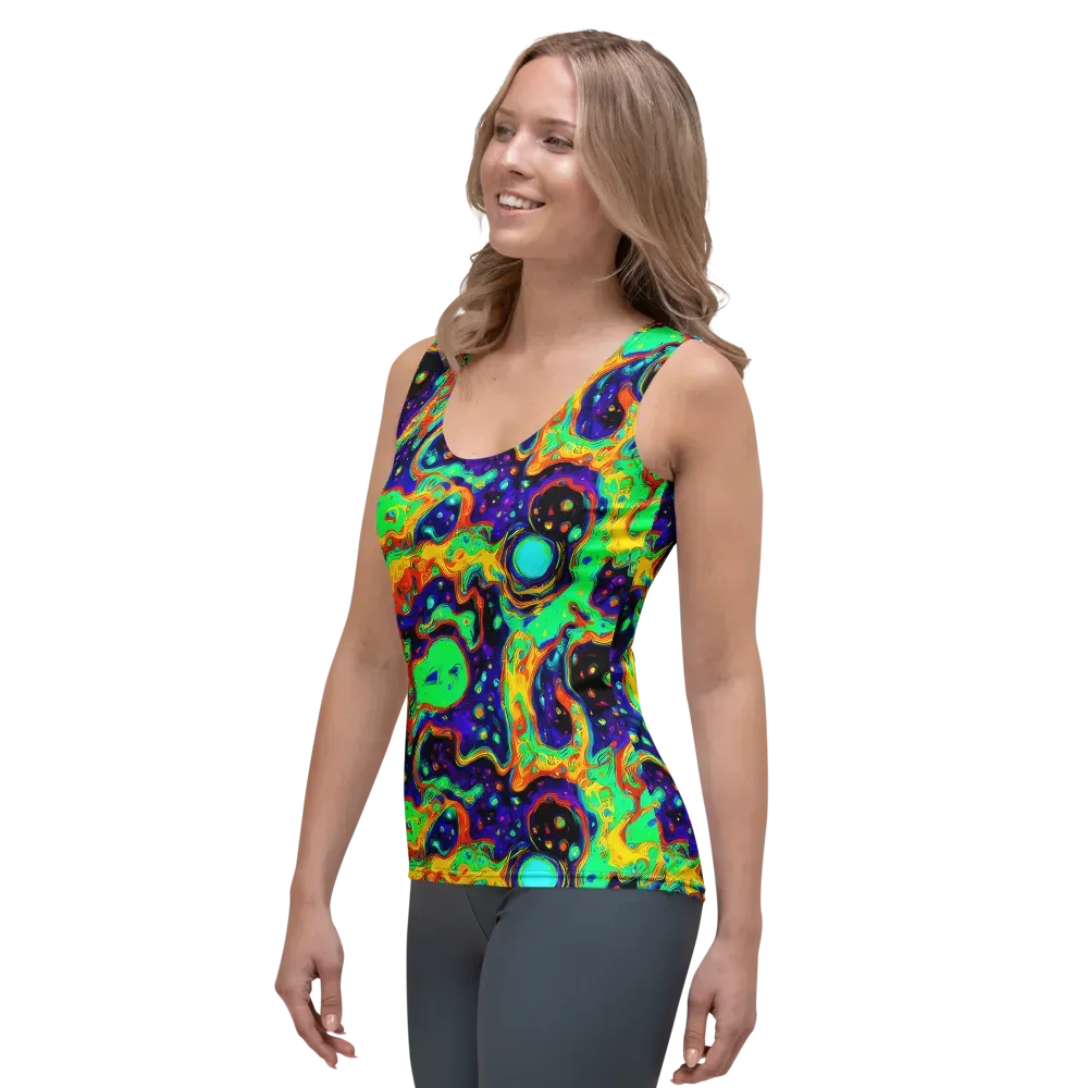 Deep Space Melt on Women's Tank Top — Left Front