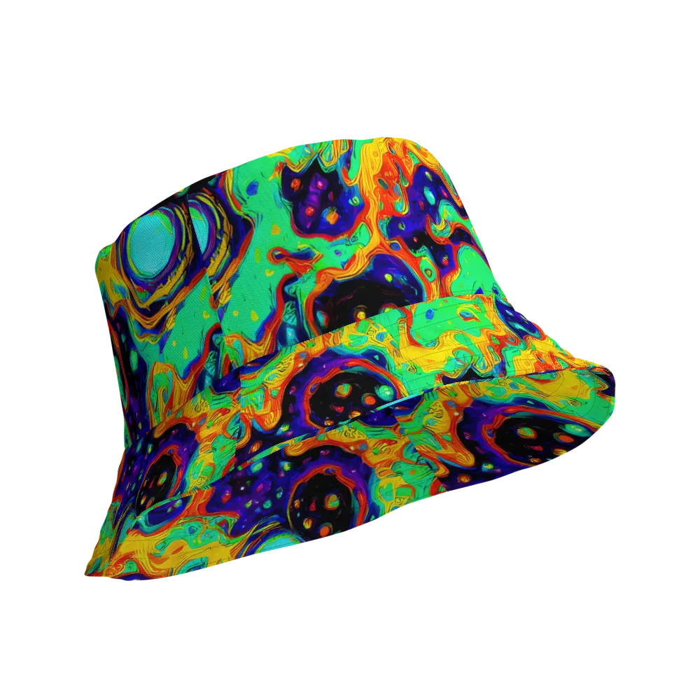 Deep Space Melt on Reversible Bucket Hat — Product details Outside