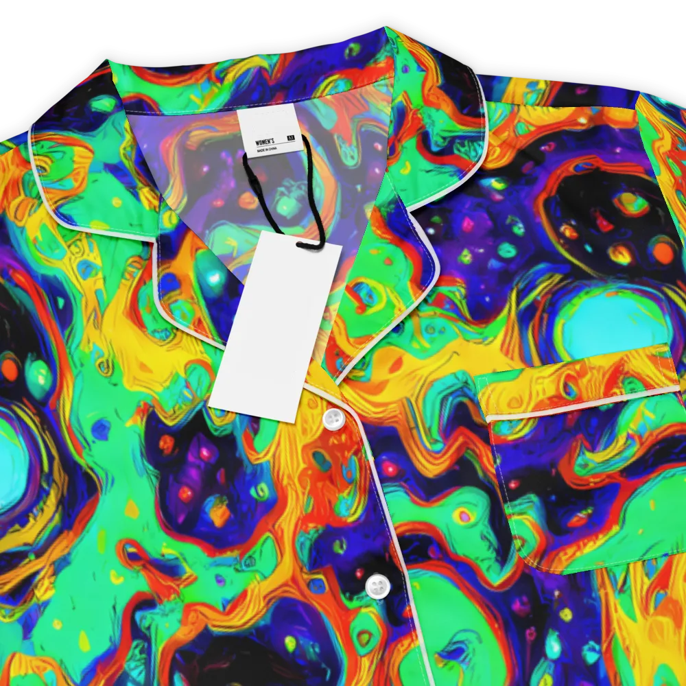Deep Space Melt on Women's Short Sleeve Pajama Top — Product details
