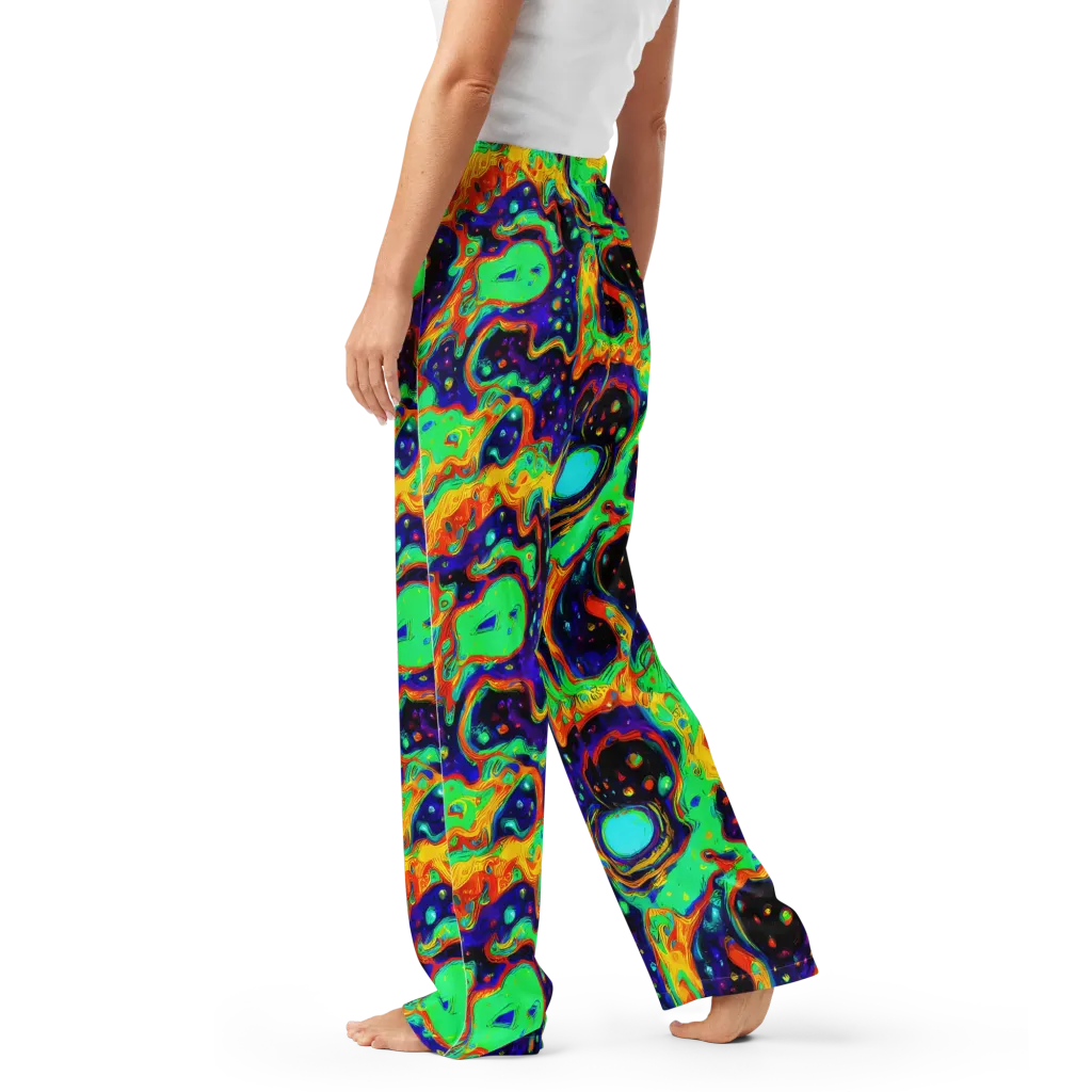 Deep Space Melt on Women's Pajama Pants — Left