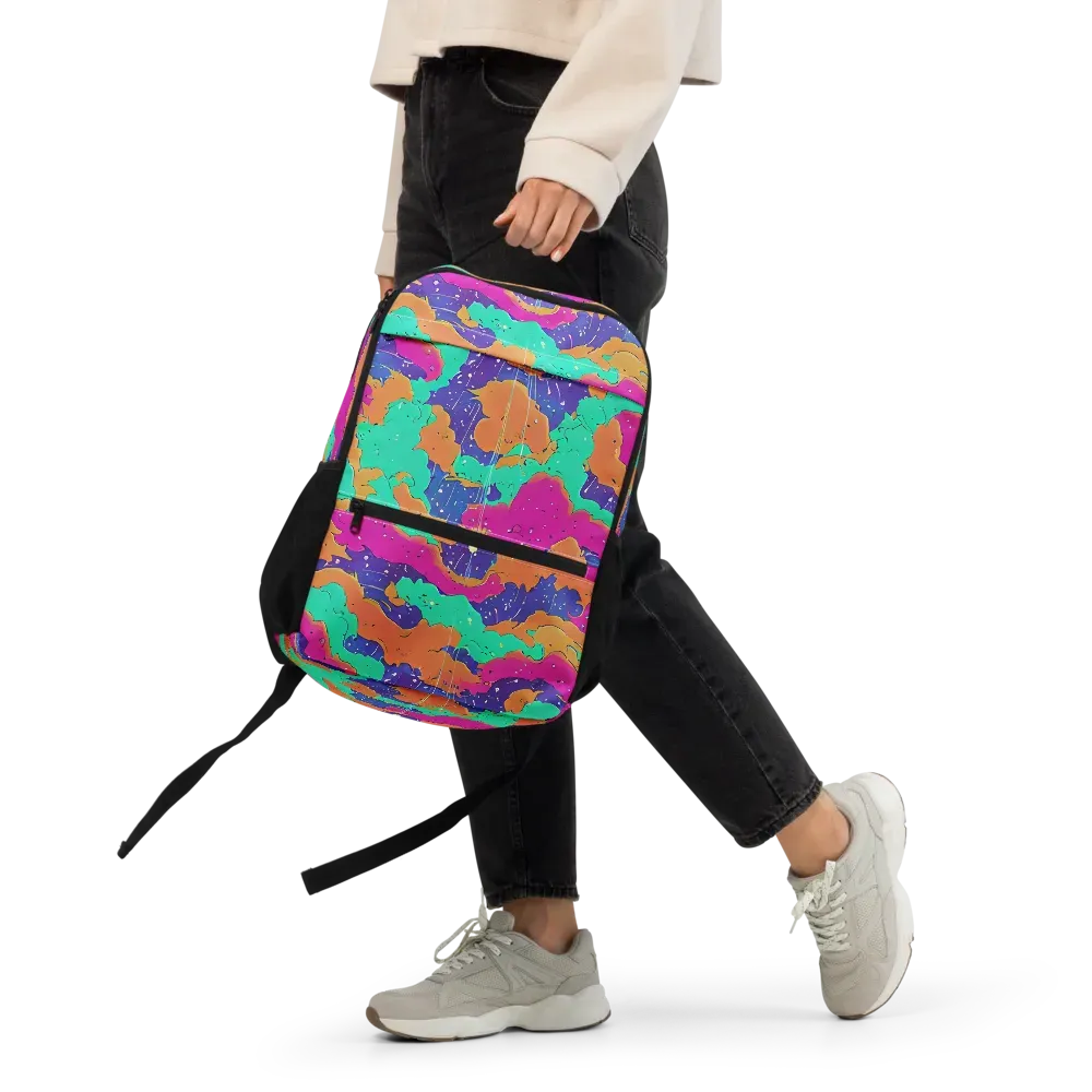 Arcade Ocean on Utility Backpack — Front