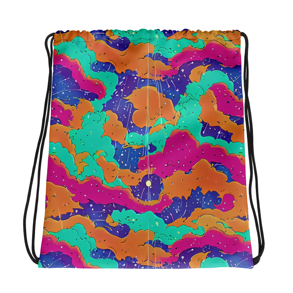 Arcade Ocean on Drawstring Bag — Photo