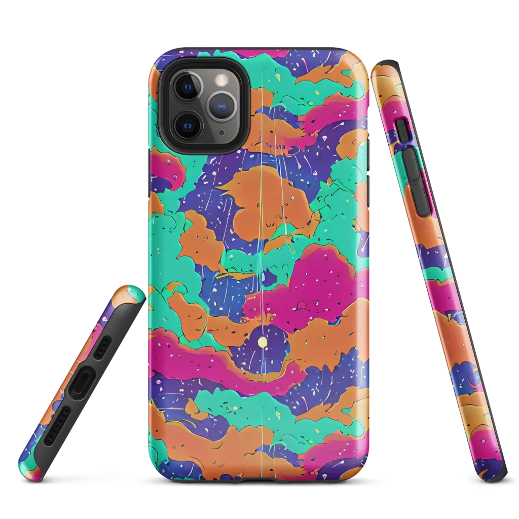 Arcade Ocean on Tough Case for iPhone® — Front