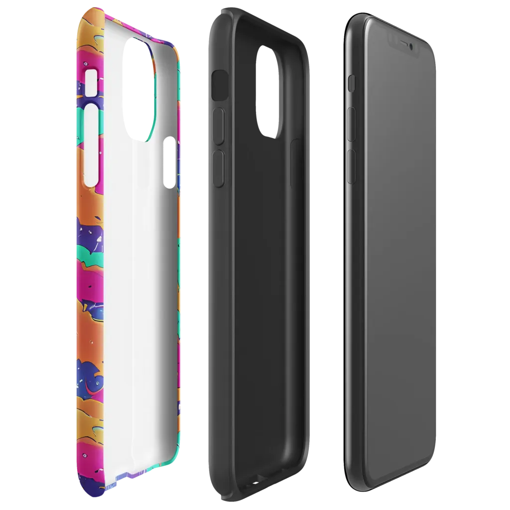 Arcade Ocean on Tough Case for iPhone® — Right