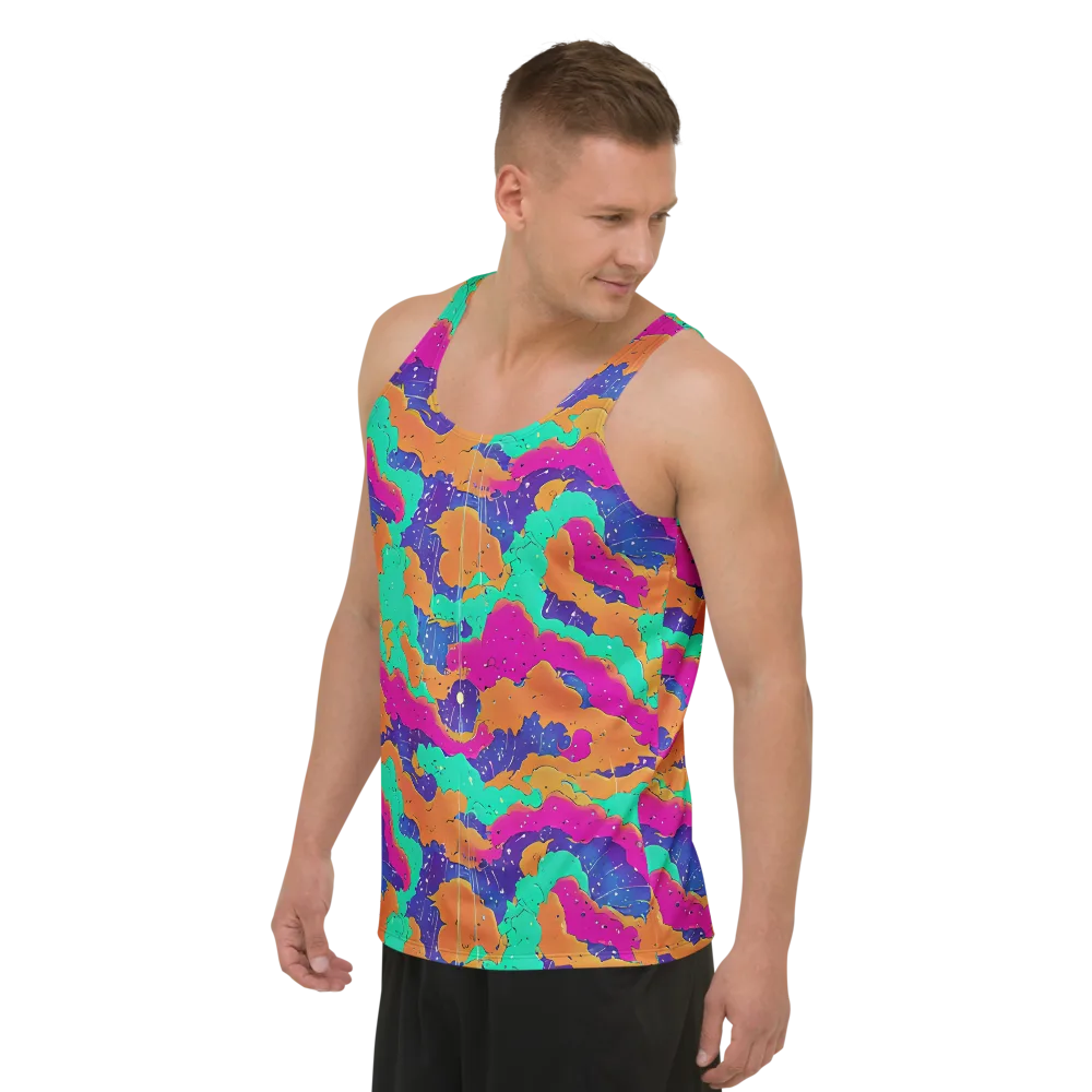 Arcade Ocean on Men's Tank Top — Left Front