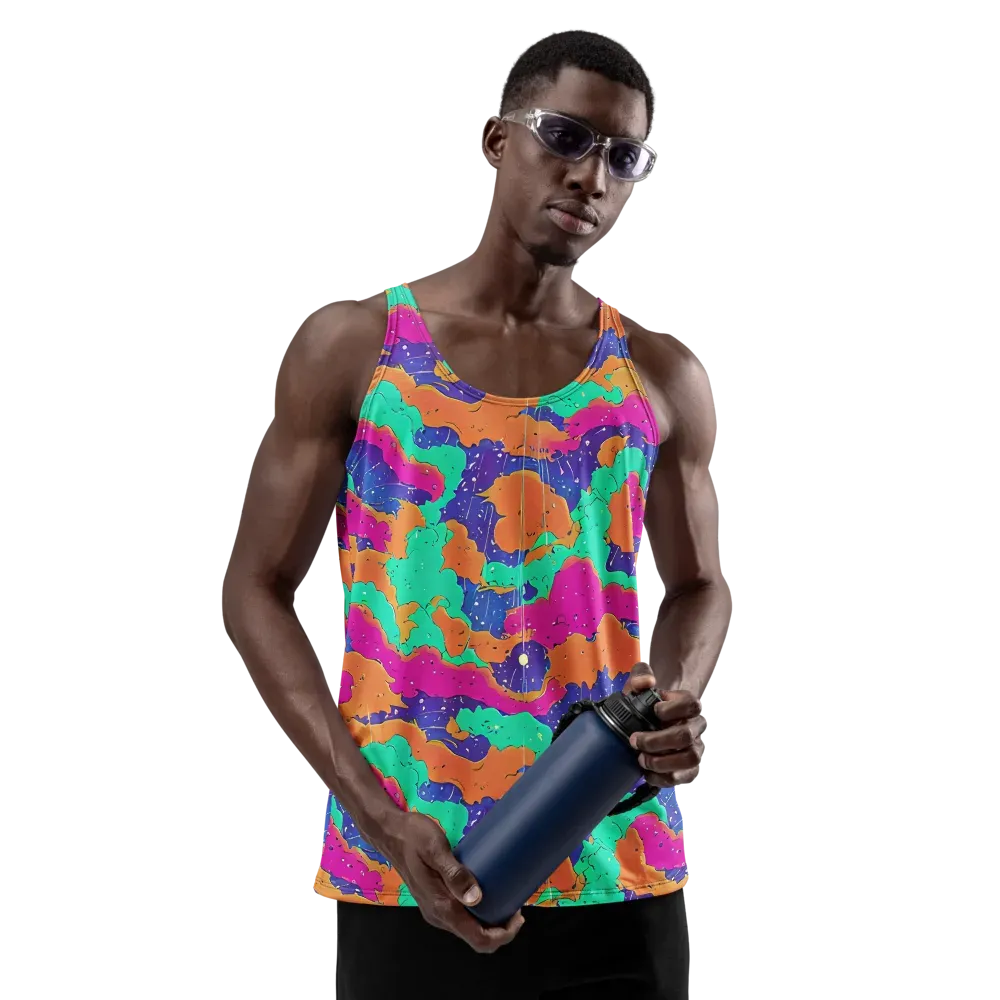 Arcade Ocean on Men's Tank Top — Front