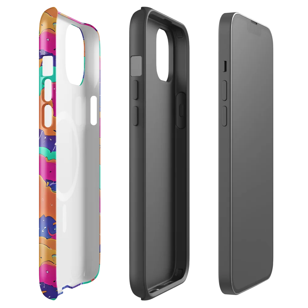 Arcade Ocean on MagSafe Tough Case for iPhone® — Front