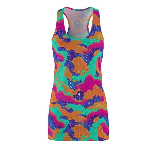 Arcade Ocean on a Racerback Dress