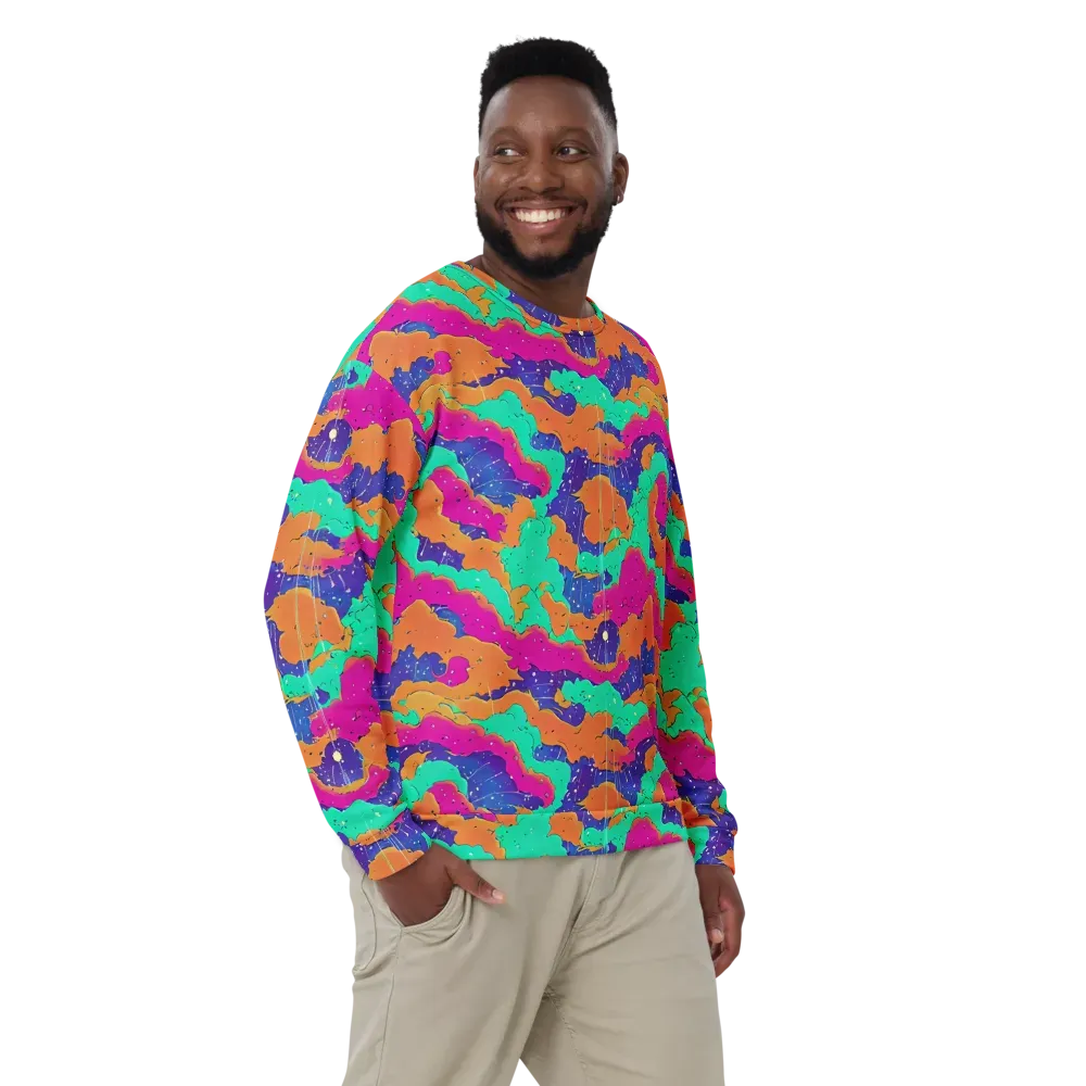 Arcade Ocean on Sweatshirt — Front