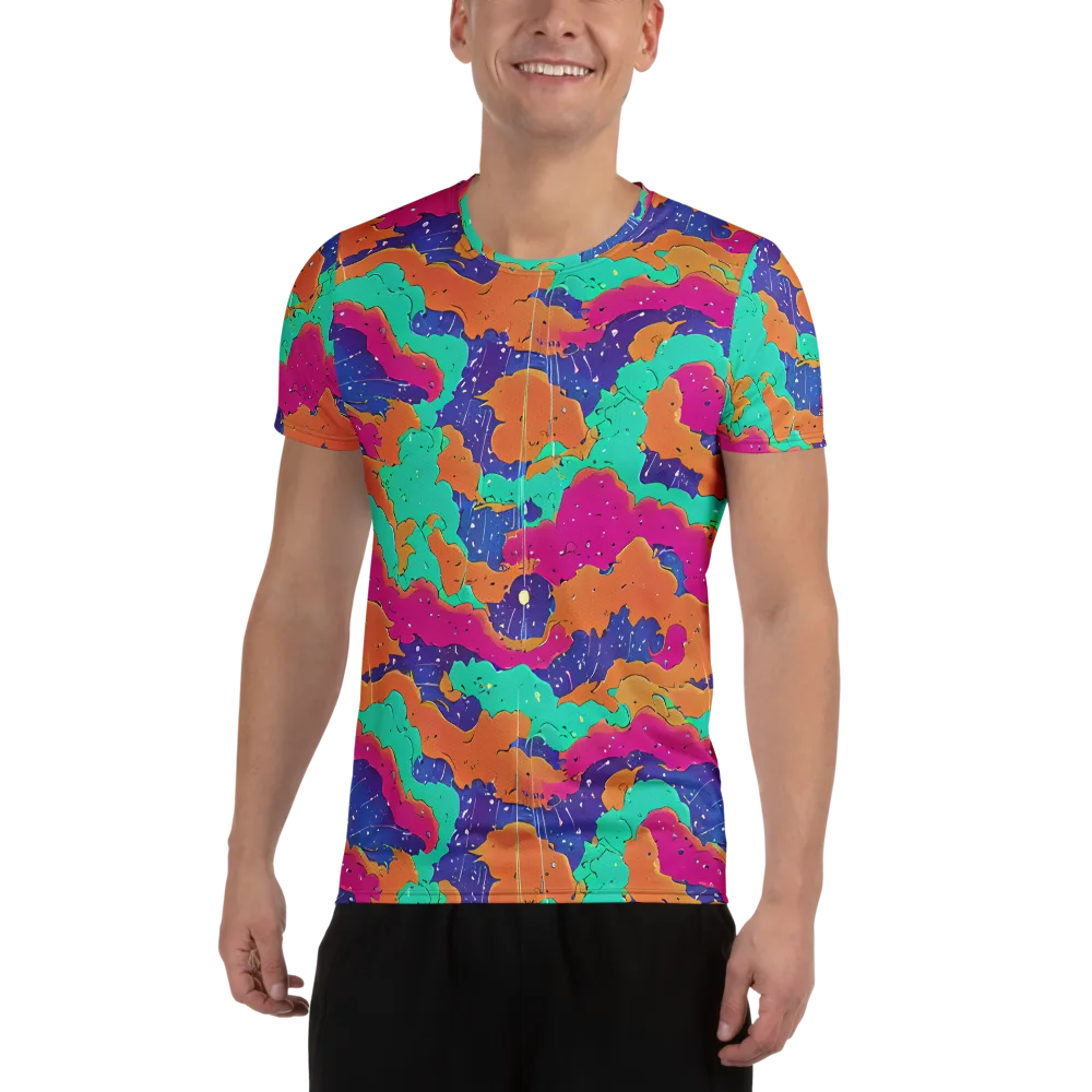 Arcade Ocean on Men's Athletic T-Shirt — Front
