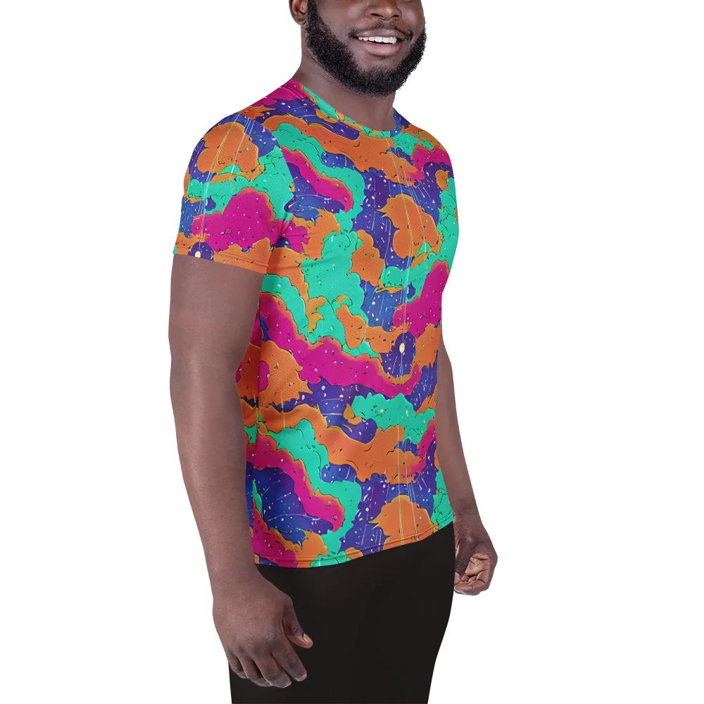 Arcade Ocean on Men's Athletic T-Shirt — Right