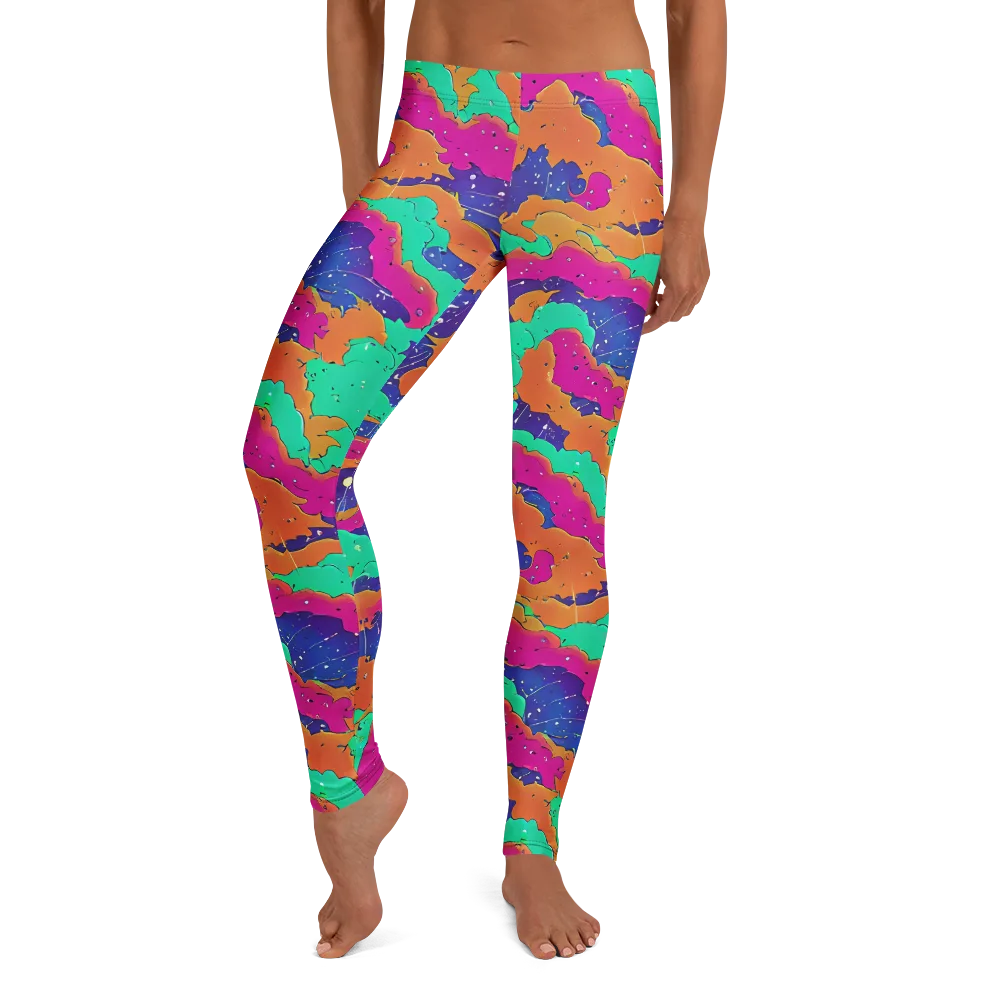 Arcade Ocean on Leggings — Front