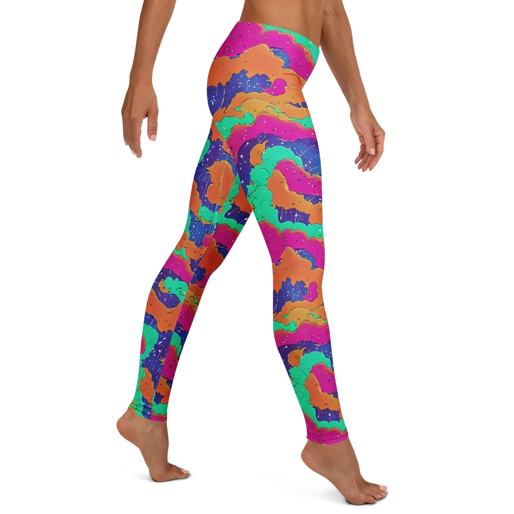 Arcade Ocean on Leggings — Right