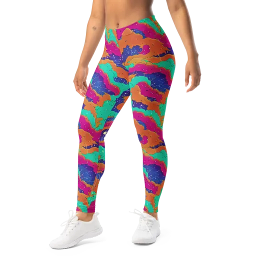 Arcade Ocean on a Leggings