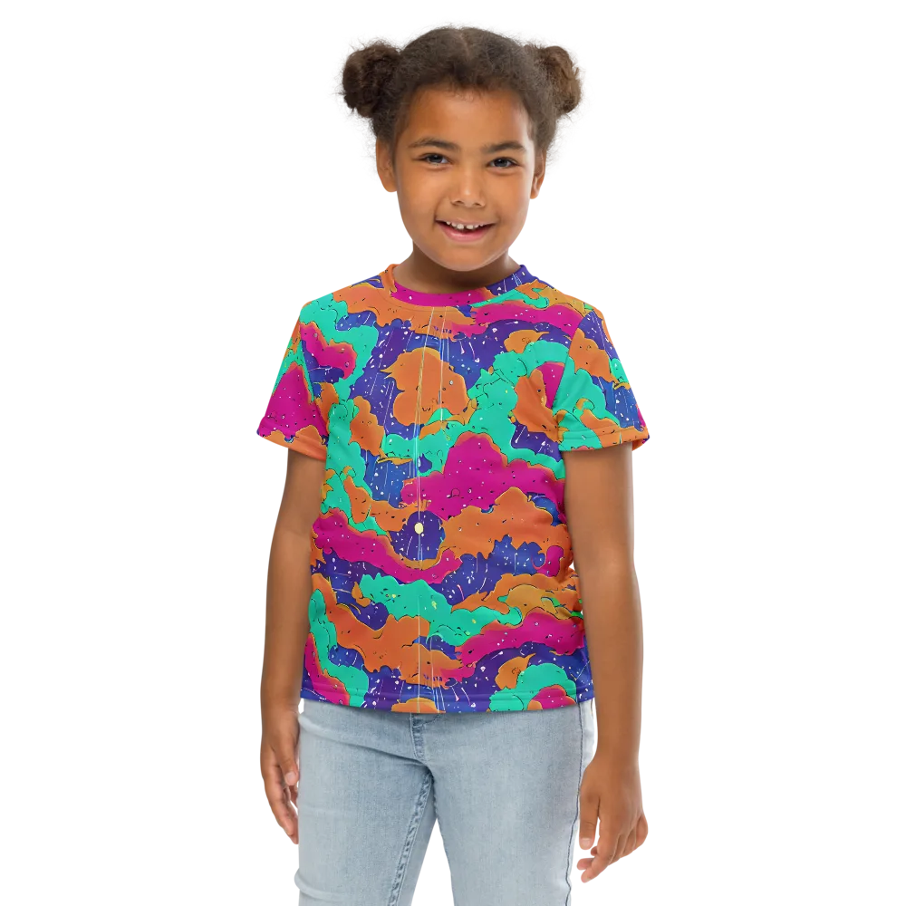 Arcade Ocean on Kids Crew Neck T-Shirt — Front