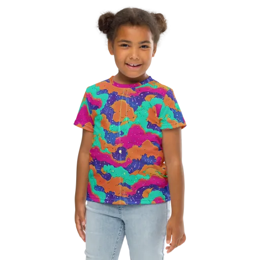 Arcade Ocean on a Kids Crew Neck T-Shirt