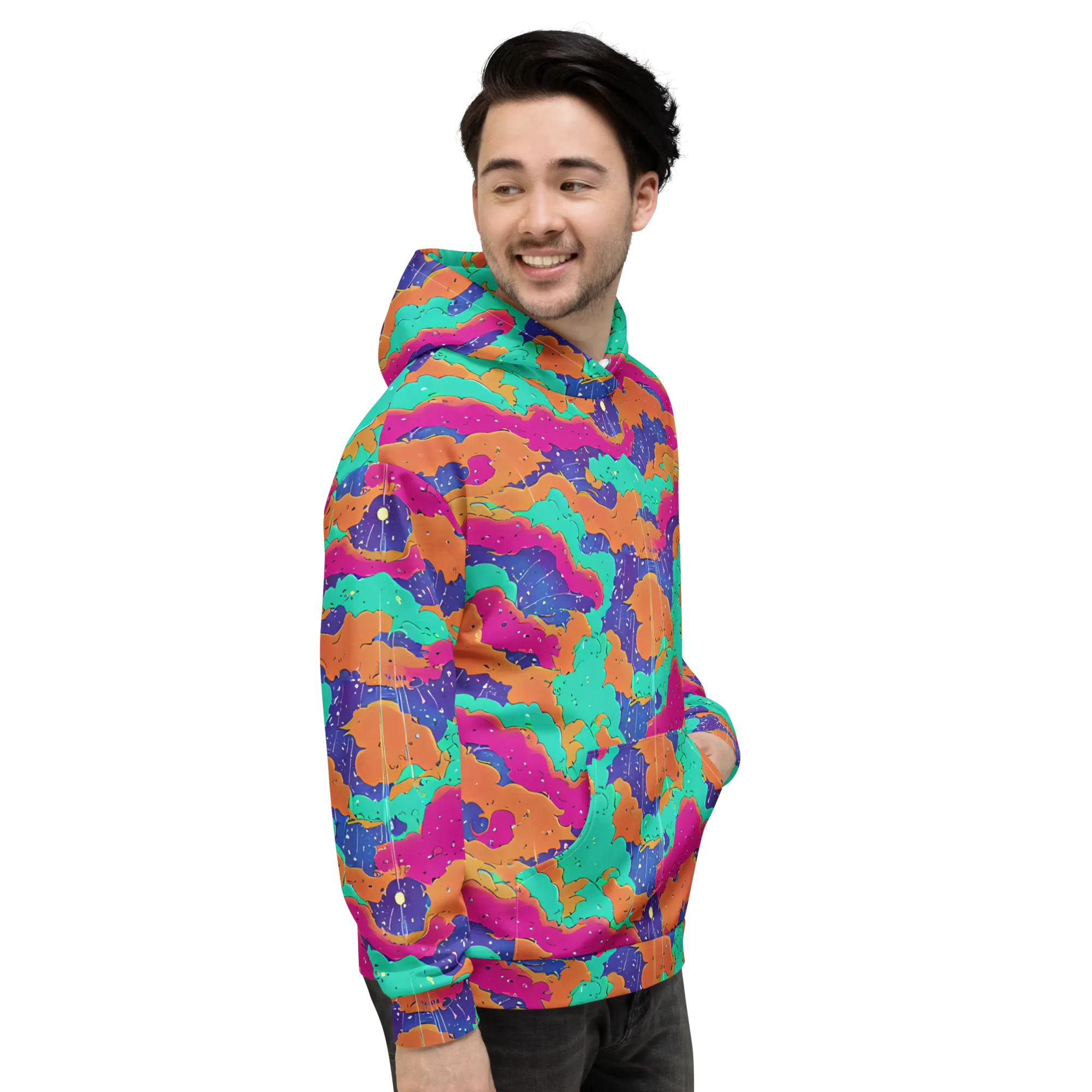 Arcade Ocean on Hoodie — Right