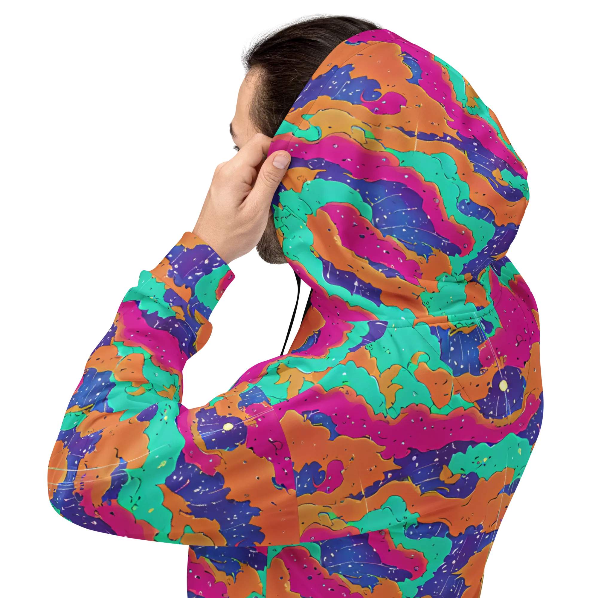 Arcade Ocean on Hoodie — Back