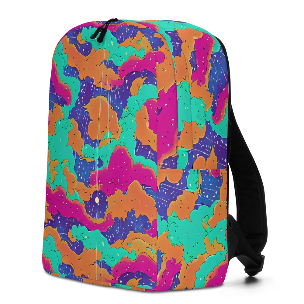 Arcade Ocean on Minimalist Backpack — Left