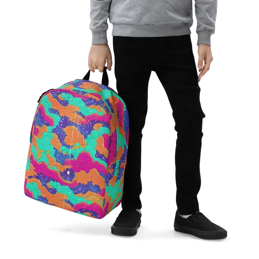 Arcade Ocean on a Minimalist Backpack
