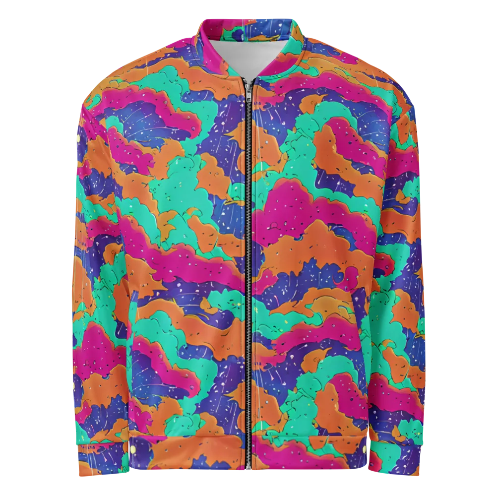 Arcade Ocean on Bomber Jacket — Front