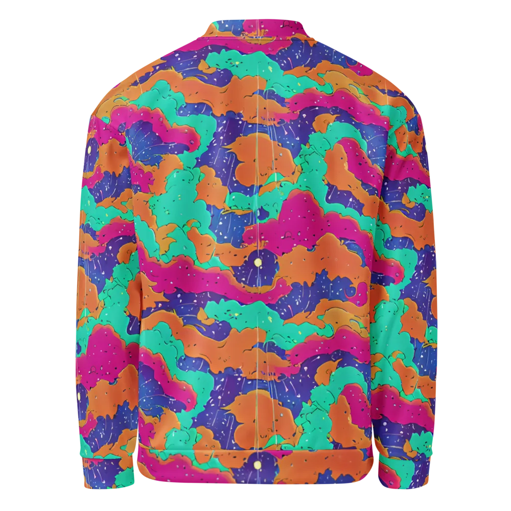 Arcade Ocean on Bomber Jacket — Back