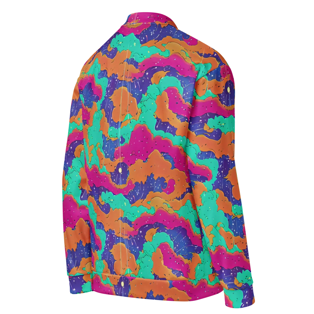 Arcade Ocean on Bomber Jacket — Right Back