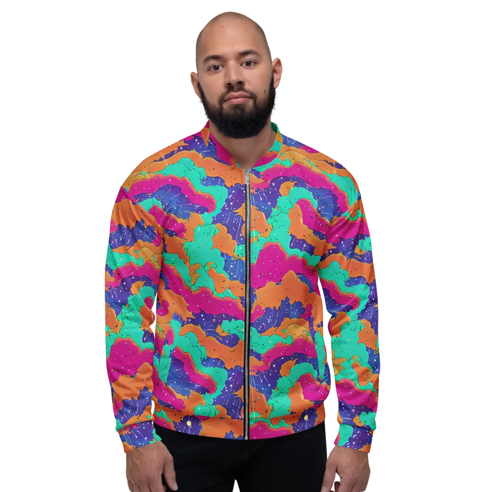 Arcade Ocean on Bomber Jacket — Front
