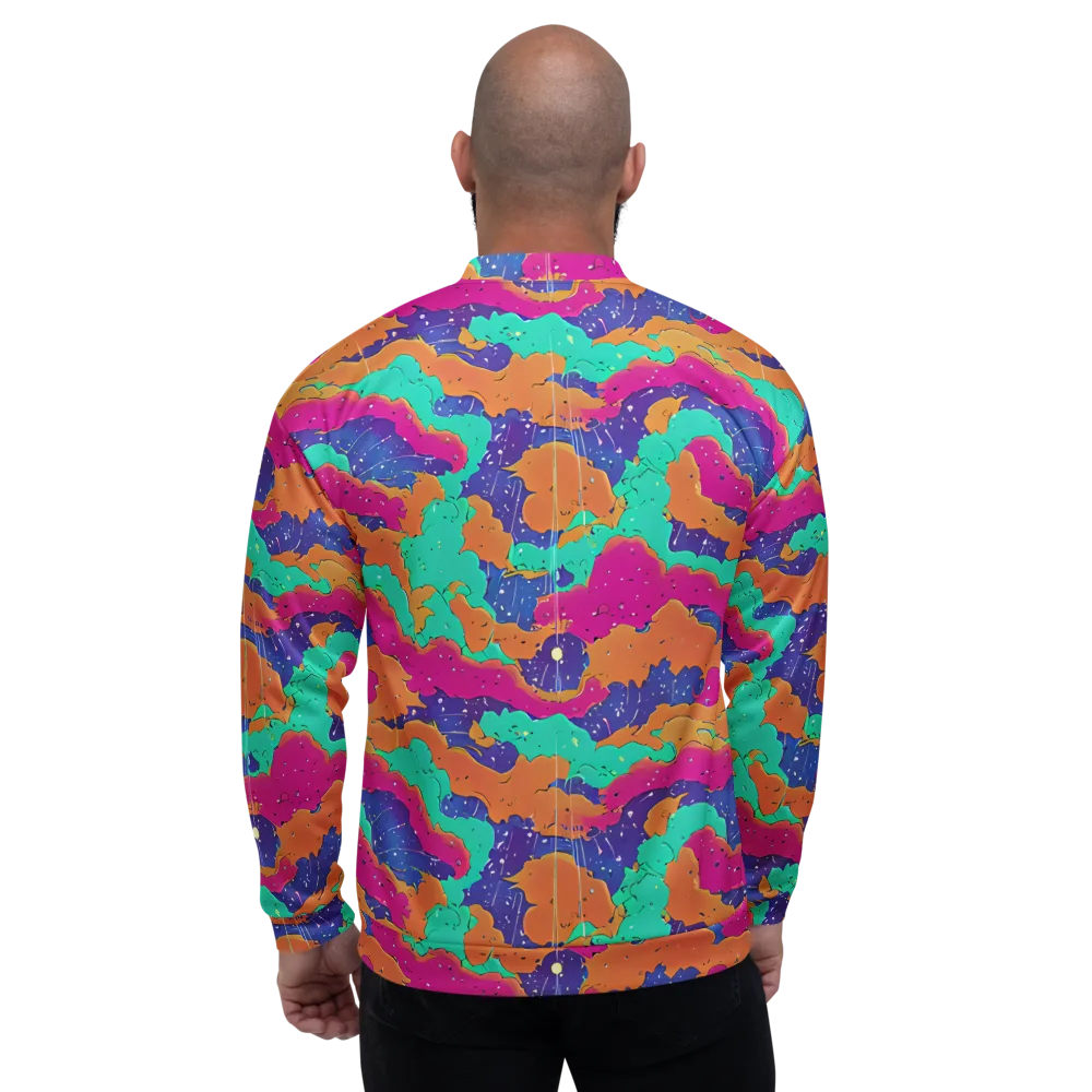 Arcade Ocean on Bomber Jacket — Back