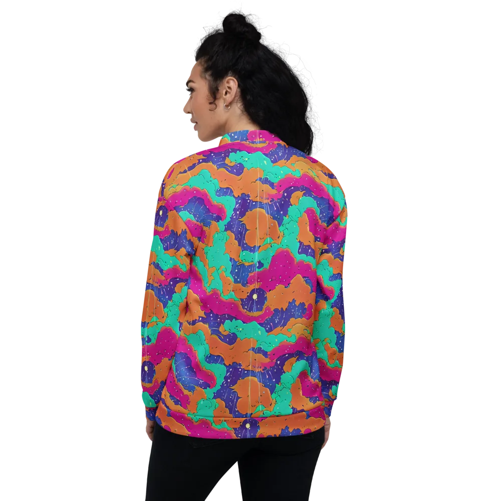 Arcade Ocean on Bomber Jacket — Back