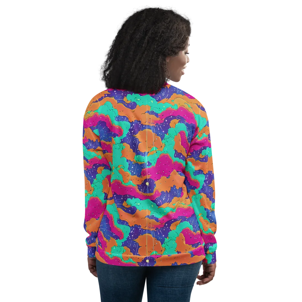 Arcade Ocean on Bomber Jacket — Back