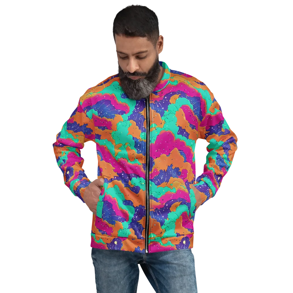 Arcade Ocean on Bomber Jacket — Front