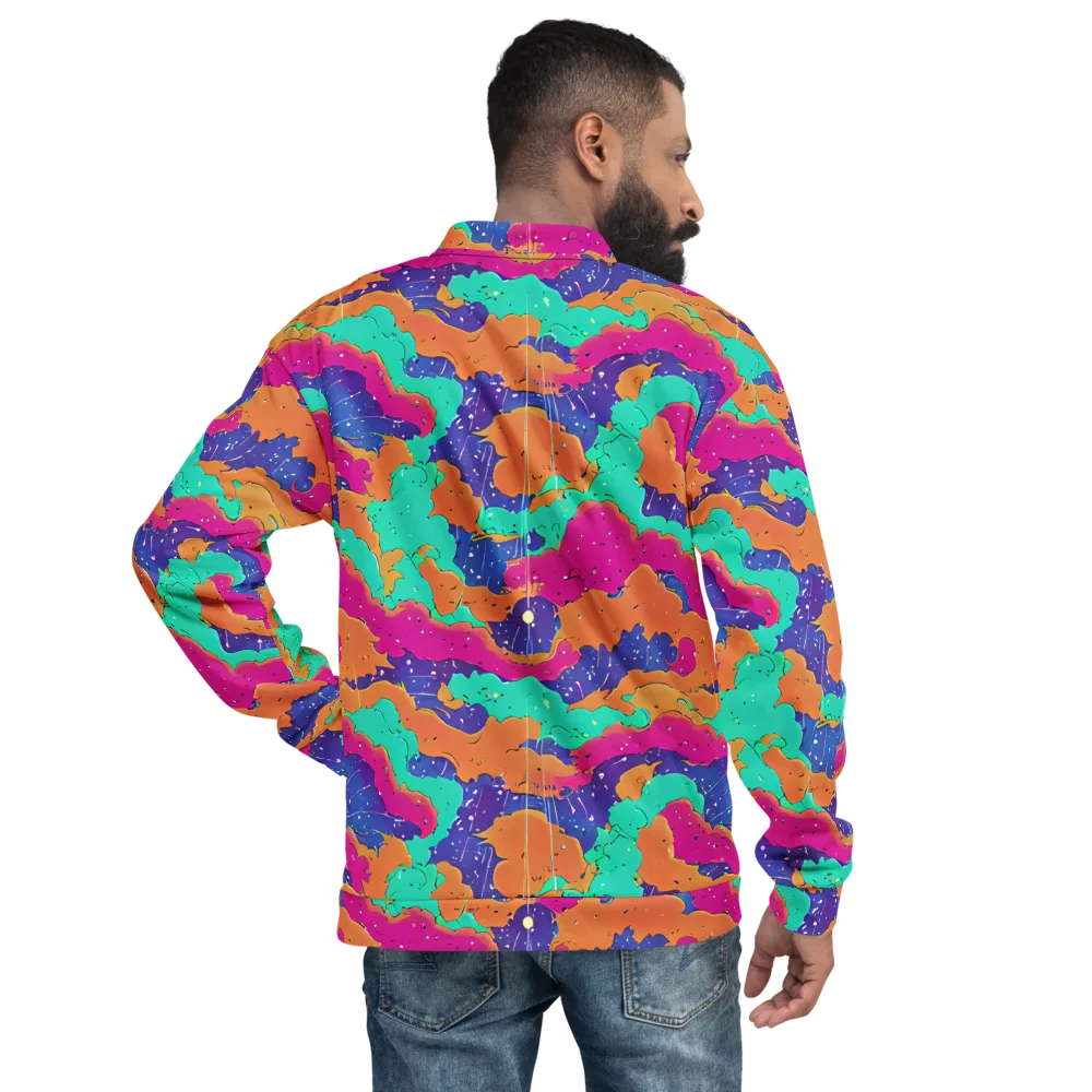 Arcade Ocean on Bomber Jacket — Back