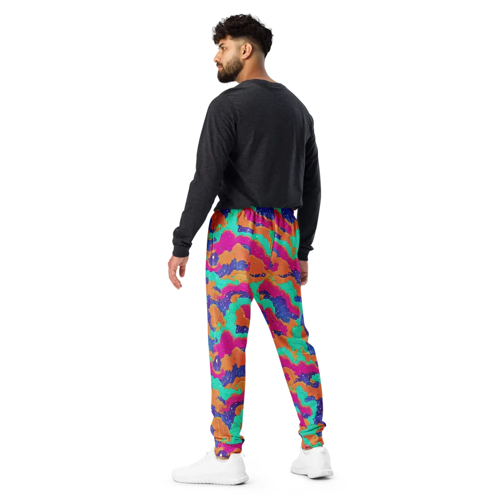 Arcade Ocean on Men's Joggers — Back