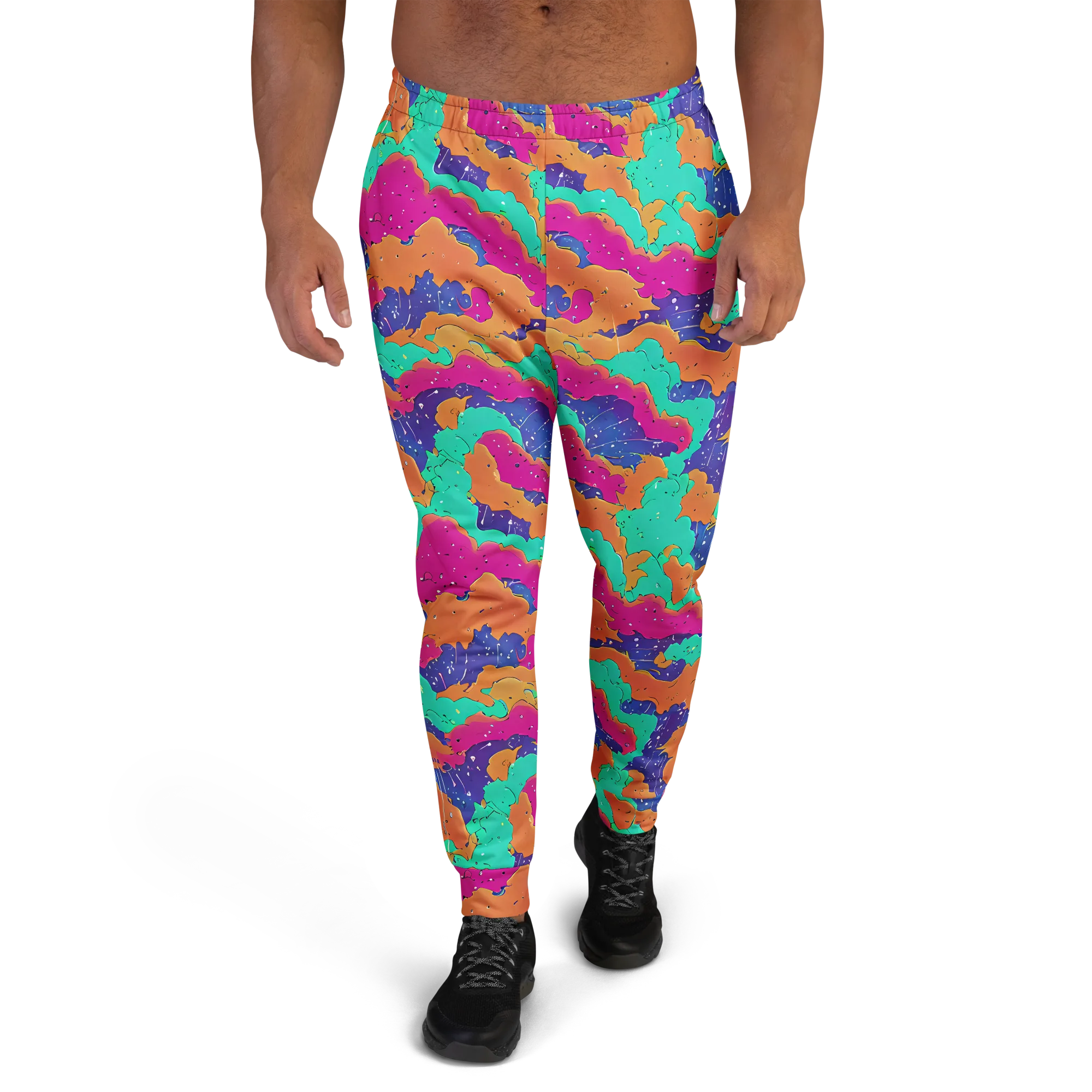 Arcade Ocean on Men's Joggers — Front