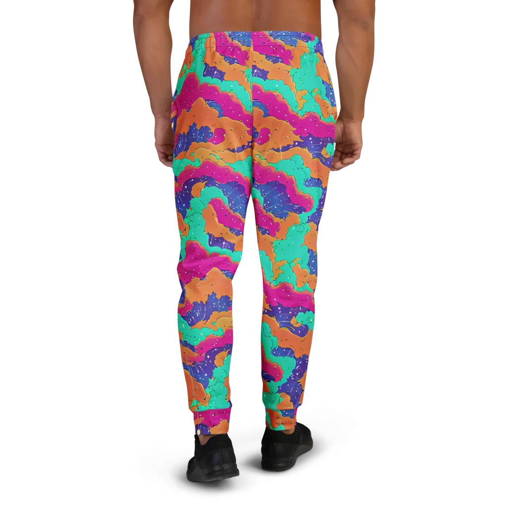 Arcade Ocean on Men's Joggers — Back