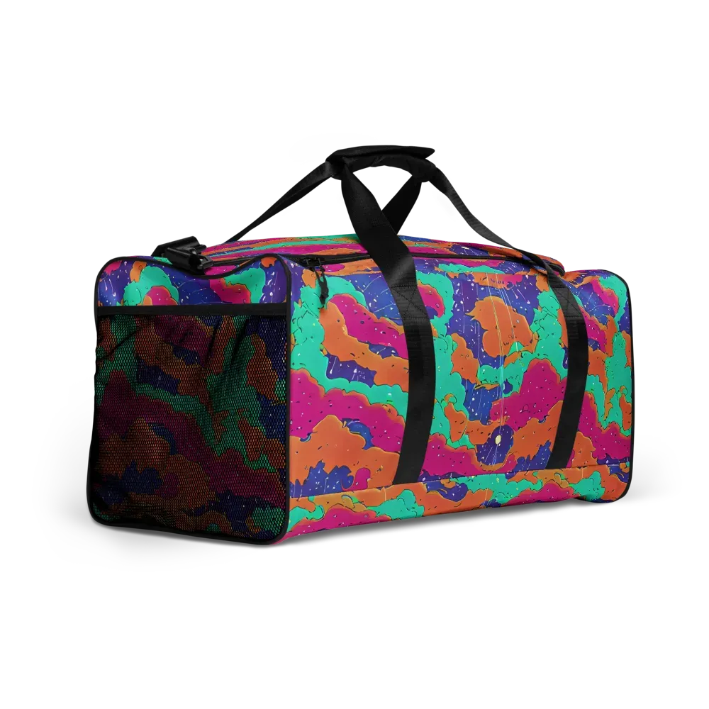 Arcade Ocean on Duffle Bag — Right Front