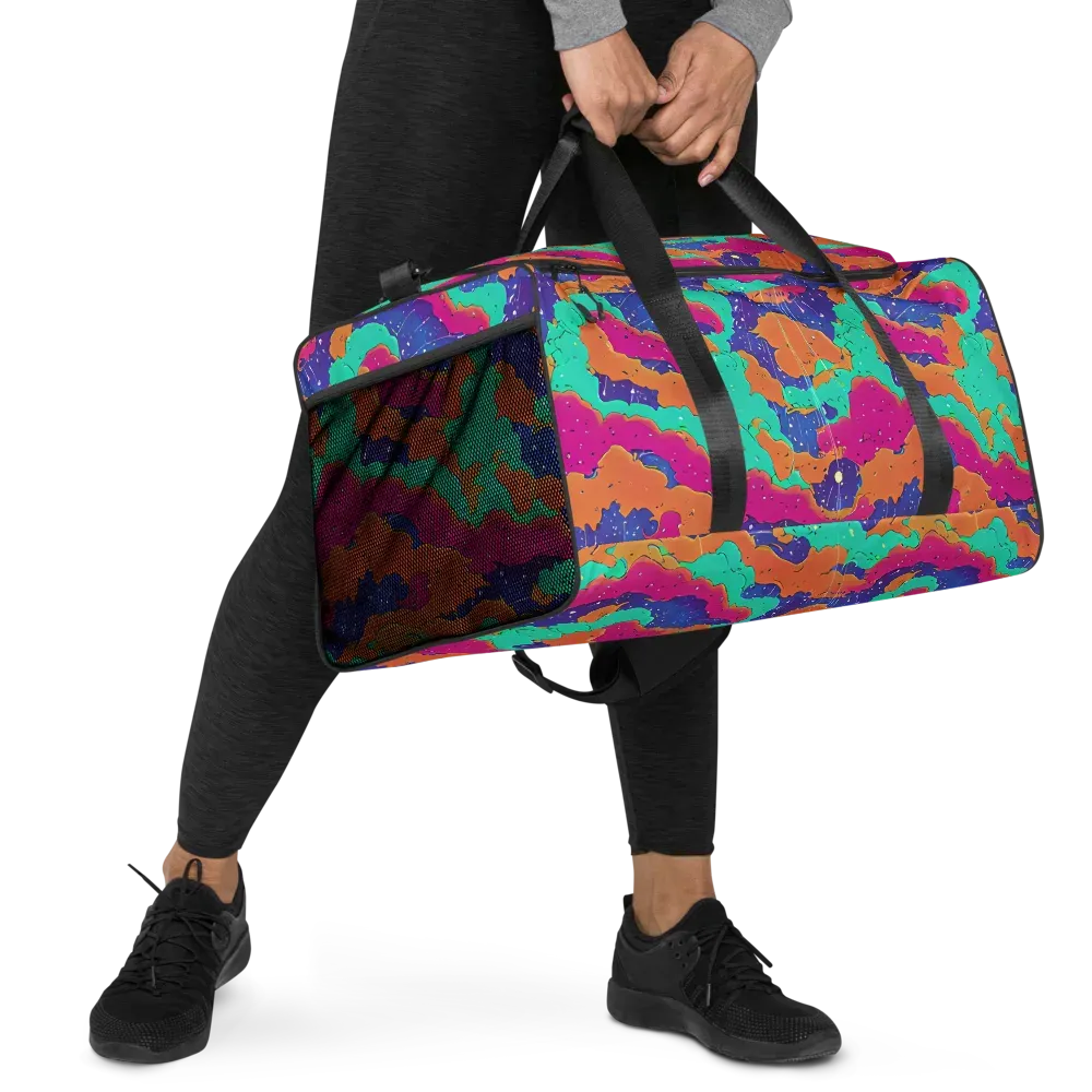 Arcade Ocean on Duffle Bag — Right Front