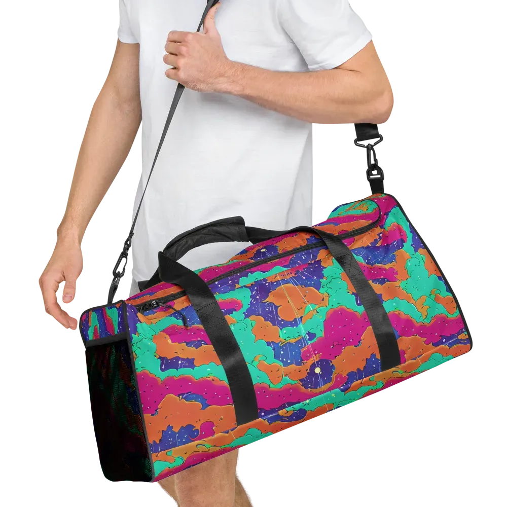 Arcade Ocean on Duffle Bag — Right Front