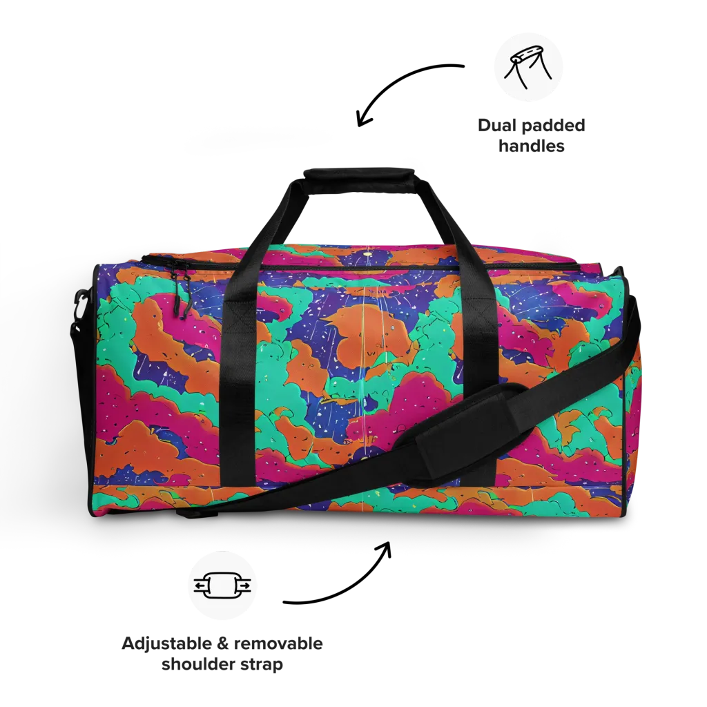 Arcade Ocean on Duffle Bag — Front