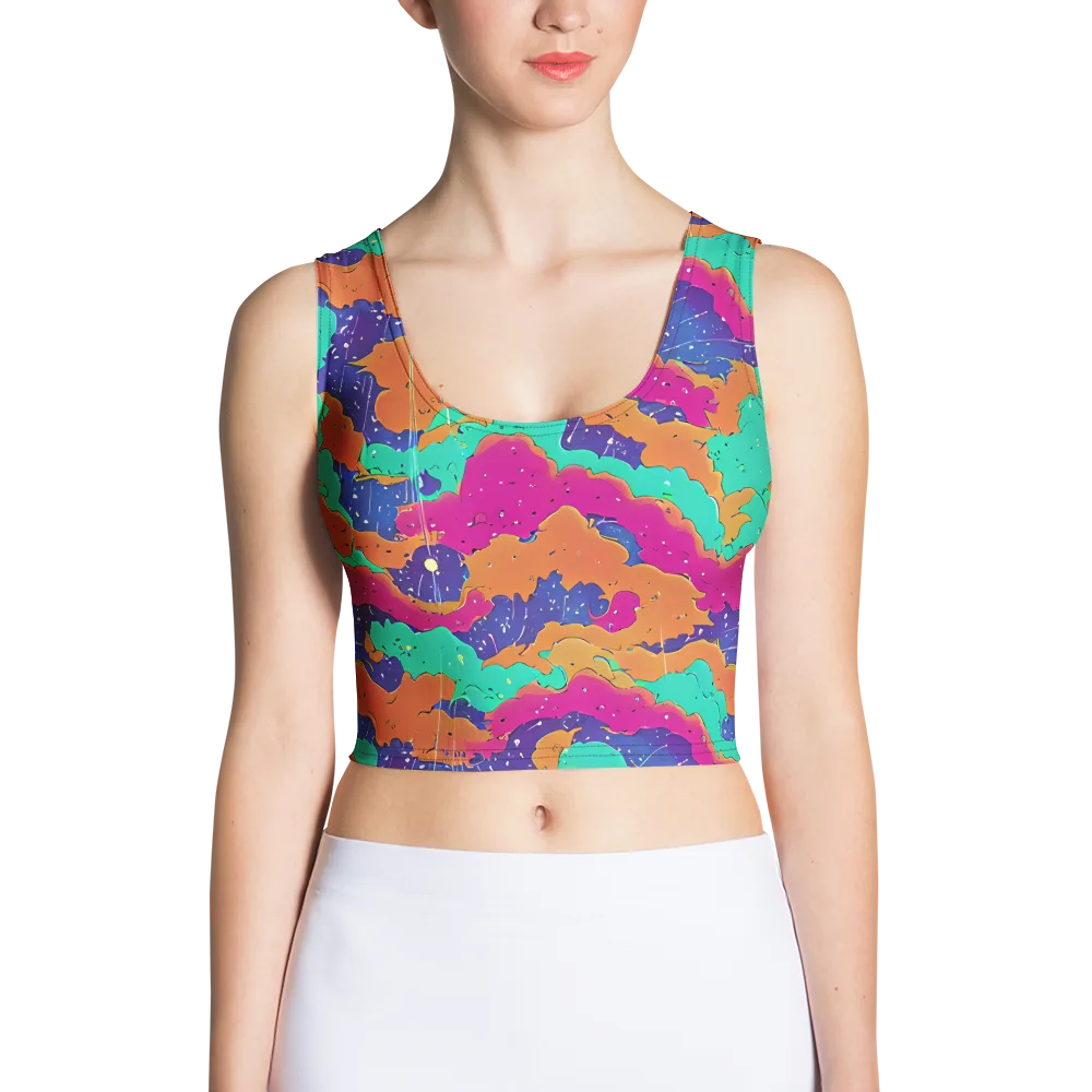 Arcade Ocean on Crop Top — Front
