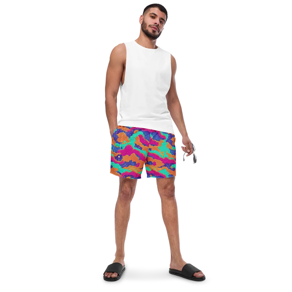 Arcade Ocean on Swim Trunks — Front