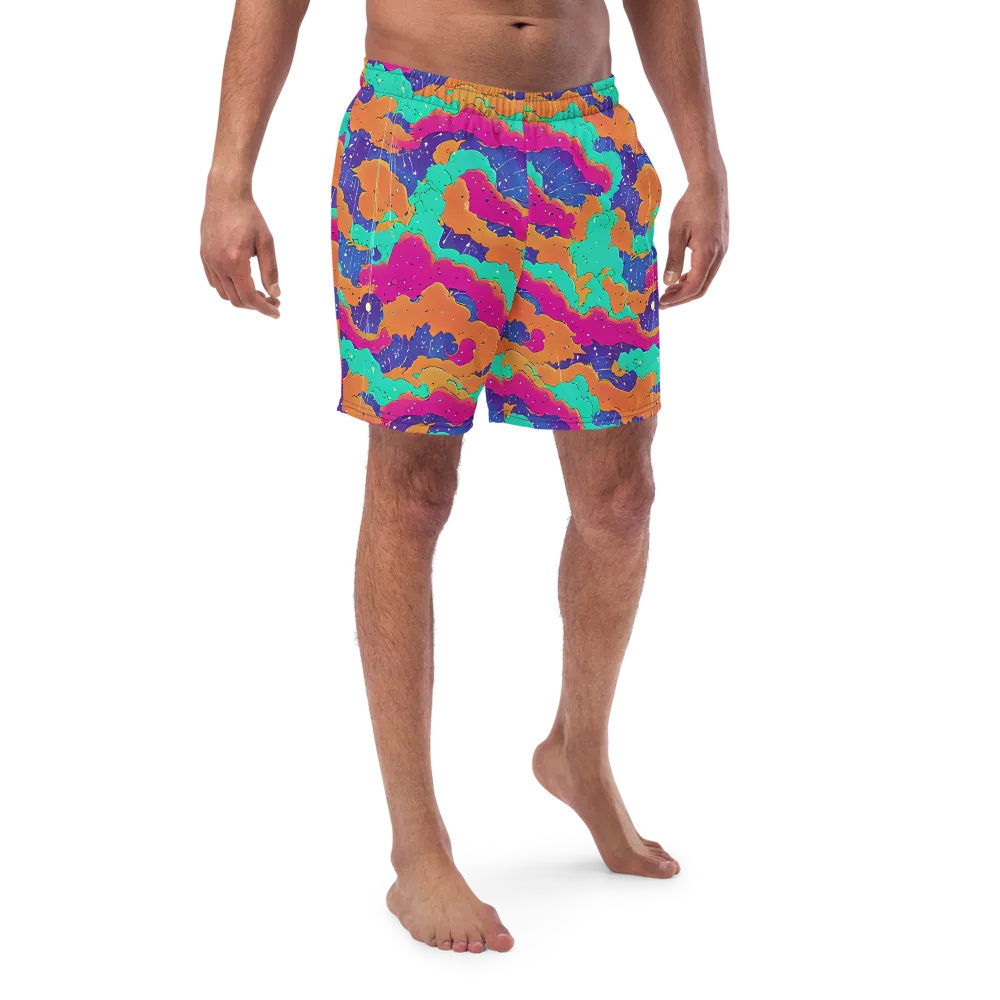 Arcade Ocean on Swim Trunks — Front