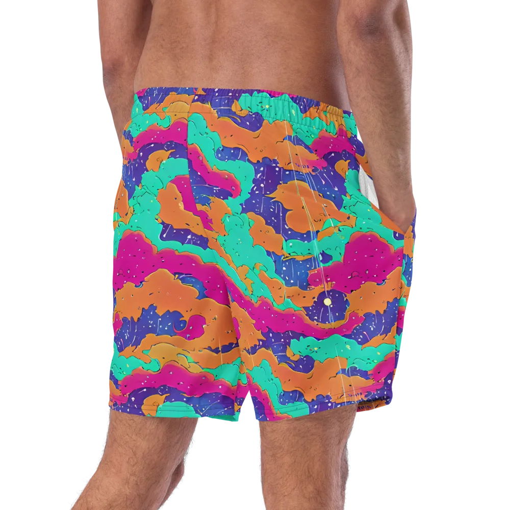 Arcade Ocean on Swim Trunks — Right Back