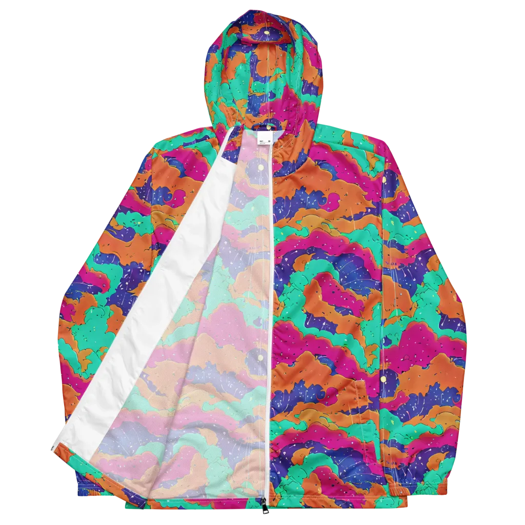 Arcade Ocean on Men's Windbreaker — Front