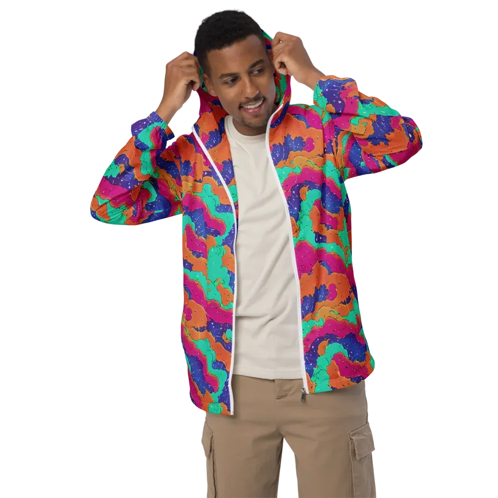 Arcade Ocean on Men's Windbreaker — Front