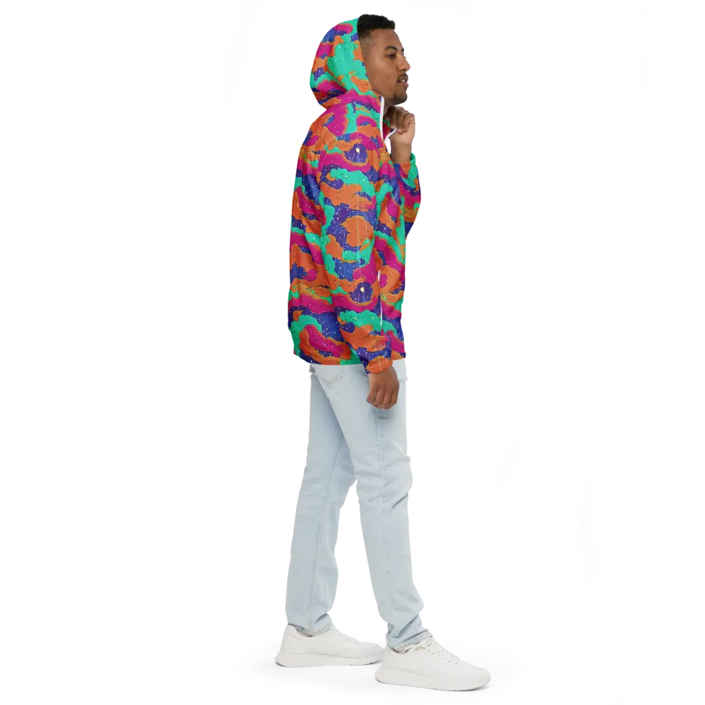 Arcade Ocean on Men's Windbreaker — Right